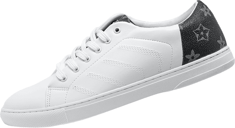 White men’s low-top speed sneakers