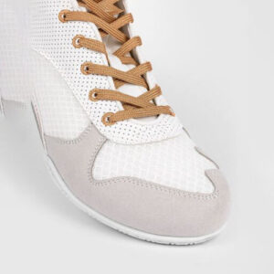 Elite Boxing Shoes White Gold