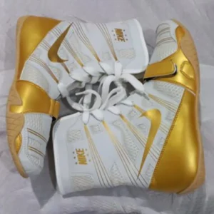 Nike Hyper MP Boxing Shoes Golden white