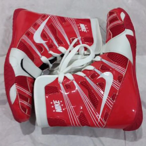 Nike Hyper MP Boxing Shoes Red and White