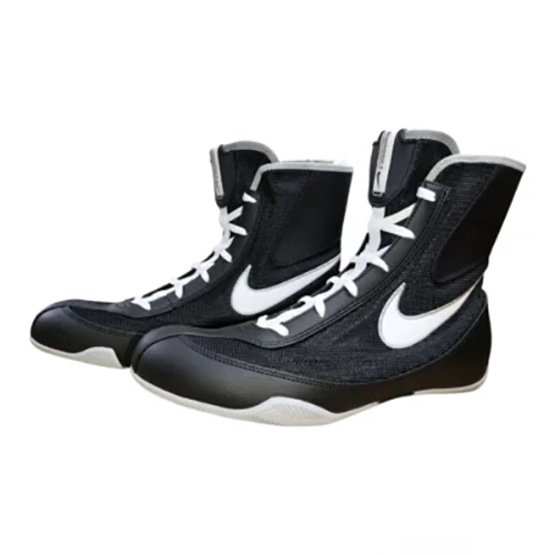 Nike Machomai 2 Boxing Shoes Black White Wolf Gray Nike Machomai 2 Boxing Shoes