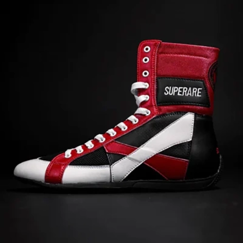 Superare Boxing Shoes Black – Lightweight & Supportive