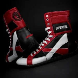 Superare Boxing Shoes Black – Lightweight & Supportive