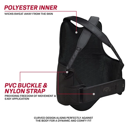 Boxing Chest Guard Noir T15