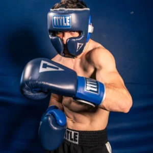 Boxing Royalty Leather Training Headgear - Image 4