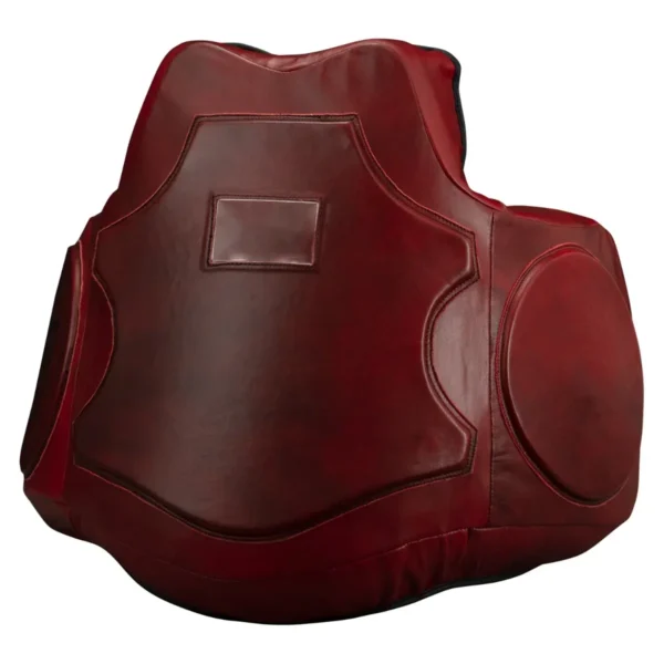 Boxing Blood Red Leather Body Protector