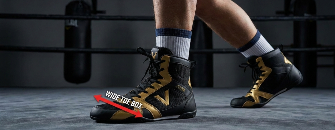 best boxing shoes wide feet 2026